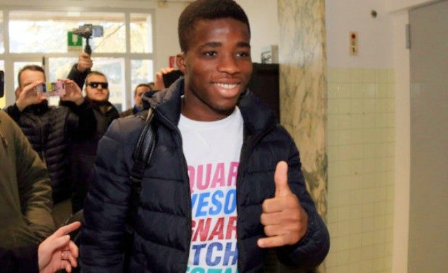 Traorè non dimentica: saluta così i tifosi del Sassuolo a fine partita