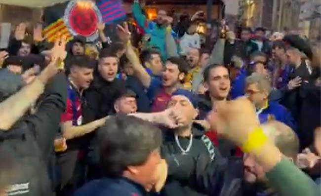Barcellona-Napoli, un video incastra i tifosi spagnoli. Liga pronta a denunciare