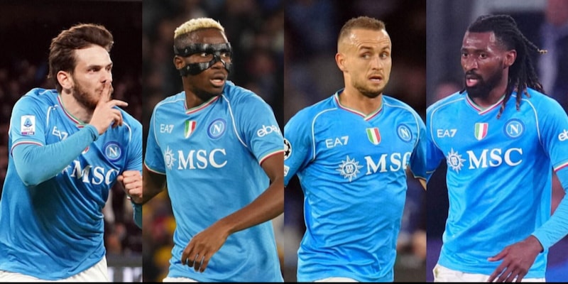 Da Kvaratskhelia a Anguissa: Napoli, ecco i Fab Four della Champions