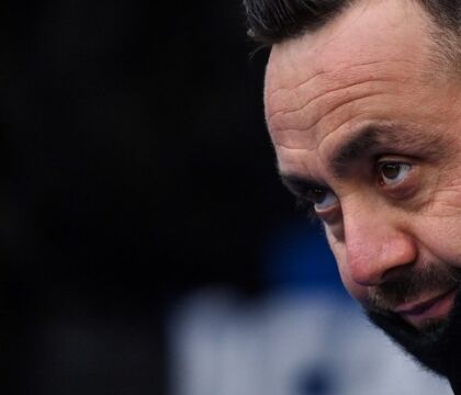 De Zerbi: «Non penso di rinnovare con il Brighton»