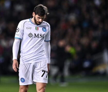 Napoli-Atalanta, Kvaratskhelia non ci sarà (Sky)