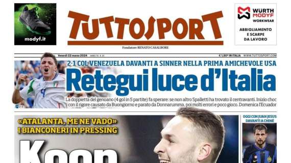 PRIMA PAGINA – Tuttosport: “Razzismo, Acerbi si chiude in difesa”