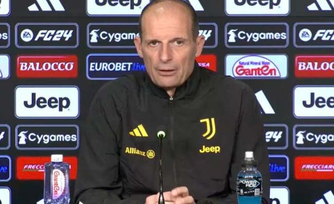 Allegri: “Sono amante della cioccolata. L’uovo di Pasqua lo mangio tutti i giorni”