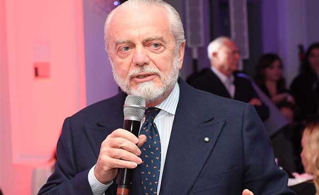 De Laurentiis: “A Bagnoli anche un centro sportivo con 12 campi e un centro commerciale”