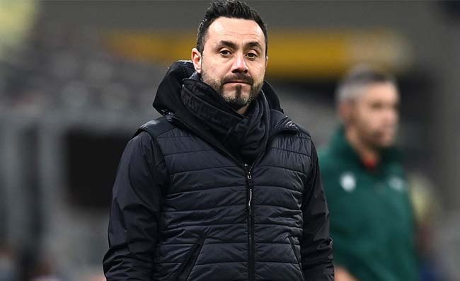 De Zerbi: “Mia figlia non tifa Roma, ma lei e la figlia di De Rossi al pub…”