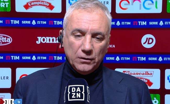 Meluso a SKY: “Primo tempo troppo opaco. Non è tempo di parlare di rifondazione”
