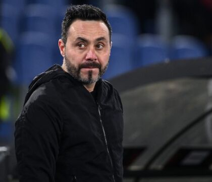 De Zerbi: «Il problema del Brighton sono gli infortuni, non il mio contratto o il futuro»