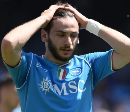 Il Napoli è la peggiore squadra campione in carica dal 2000 (Sky)