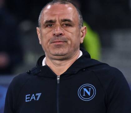 Il momento del Napoli è complicato. Calzona ha sentito la necessità di metterci la faccia (Sky)