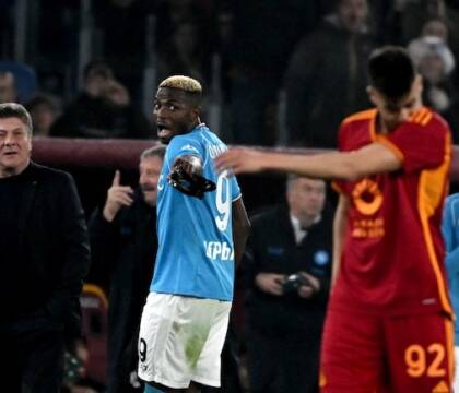 Napoli-Roma si giocherà il 28 aprile alle 18. Il 25 la Roma recupera la gara contro l’Udinese