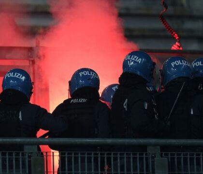 Roma-Lazio, stamani gli scontri tra tifosi vicino l’Olimpico: un arresto