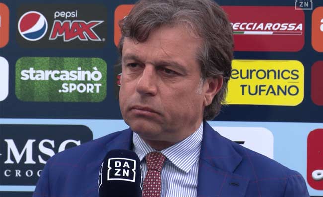 Juventus, Giuntoli: “Siamo l’unica squadra senza interventi del VAR. Sul futuro di Allegri…”