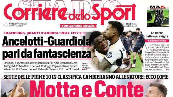 PRIMA PAGINA – CdS: “Motta e Conte si giocano la Juve”
