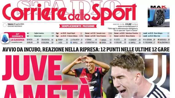 PRIMA PAGINA – Corriere dello Sport: “Napoli, l’Europa ti aspetta”