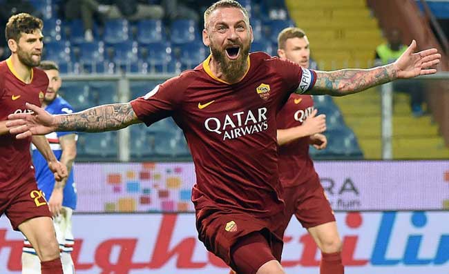 Roma, De Rossi: “Napoli grande squadra, vorranno dimostrare di essere ancora campioni”