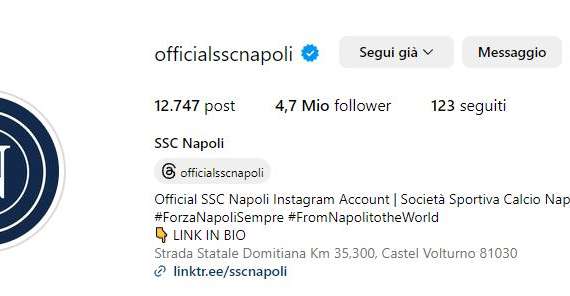 Addio al Tricolore nel logo: il Napoli torna al classico scudetto azzurro