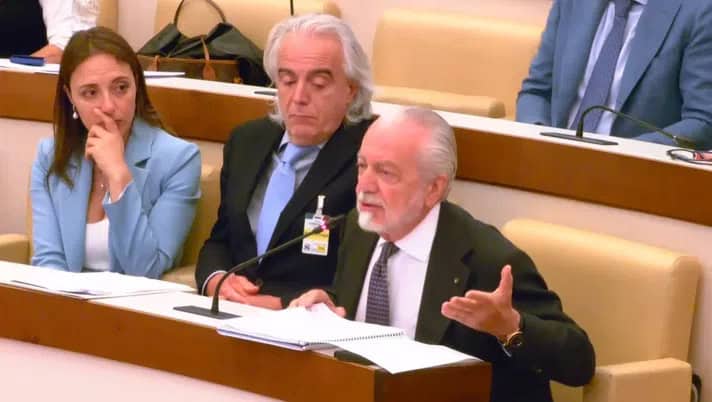 De Laurentiis attacca: “Il governo intervenga sul calcio italiano. Serie A a 18 squadre. Serve una legge sui procuratori”