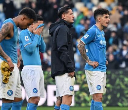 Il Napoli deve essere mentalmente ricostruito (Sky)