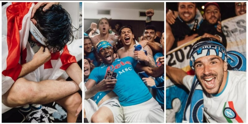 Il Napoli ricorda lo scudetto: il post da brividi