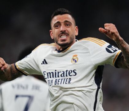 Joselu un anno fa retrocedeva con l’Espanyol. Il Real Madrid lo ha preso in prestito (Gazzetta)