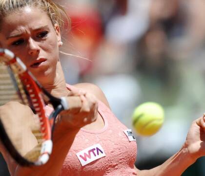 Ode a Camila Giorgi, che ha sempre tirato fortissimo. Tutto. Sempre