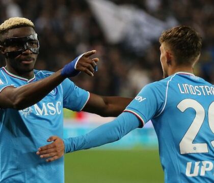Stesso stadio, stessa porta: stavolta il gol di Osimhen conta meno. Un 1-1 diverso a Udine