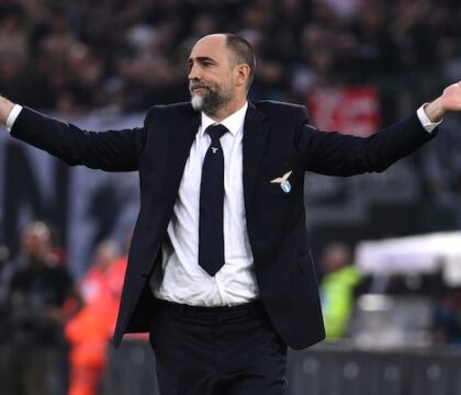 Tudor: «Punti persi? Da quando sono qui, la Lazio è prima in classifica con Inter e Atalanta»