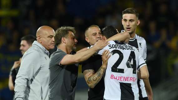 Cannavaro salva l’Udinese, il Frosinone perde 1-0 e va in B: gli highlights del match