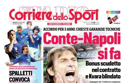 Corriere dello Sport: “Conte-Napoli si fa”