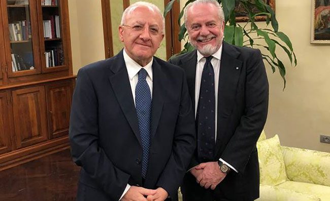 De Luca sul film Scudetto: “Emozione bellissima, una rivalsa per Napoli e tutto il Sud”