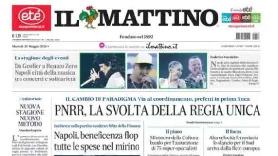 Il Mattino: “DeLa a Ibiza, missione Conte”