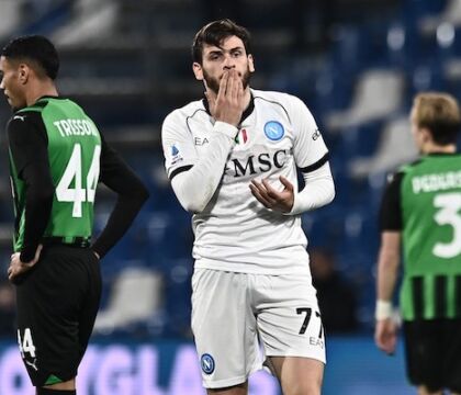 Kvaratskhelia, nessuno come lui in Europa: 10 volte Player of the Match in questa stagione