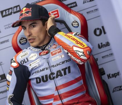 Marc Marquez va subito a terra: quanto piacciono i vecchi all’industria italiana (Ducati, Ferrari, Juve)
