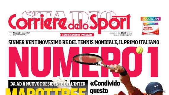 PRIMA PAGINA – Corriere dello Sport: “Conte-Napoli, è il giorno della firma”