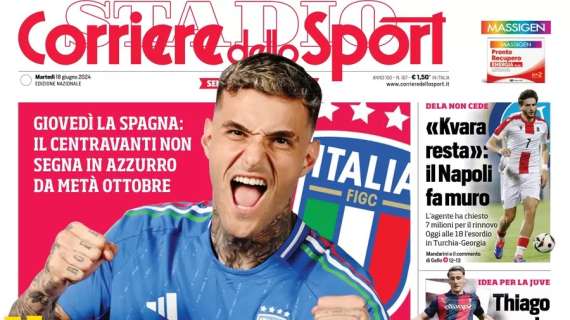 CdS: “‘Kvara resta’: il Napoli fa muro”