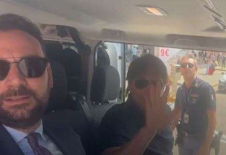 Conte appena arrivato a Napoli: “Sono molto entusiasta”