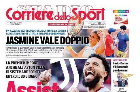 Corriere dello Sport apre con le parole di Conte: “Napoli, sarà bellissimo”