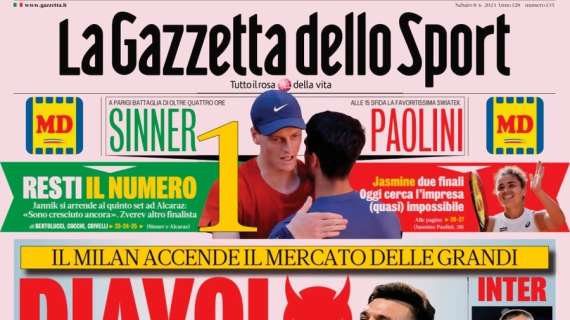 Gazzetta dello Sport: “Milan, diavolo a quattro”