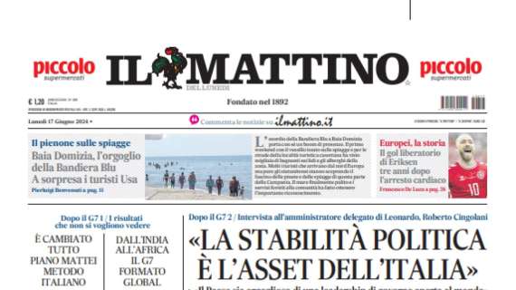 Il Mattino: “Il gol liberatorio di Eriksen tre anni dopo l’arresto cardiaco”