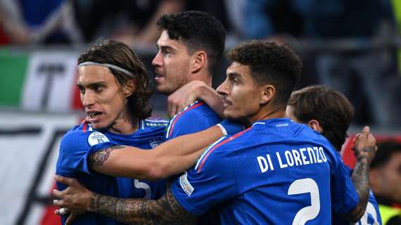 Prima lo spavento, poi la reazione: l’Italia chiude 2-1 all’intervallo con l’Albania