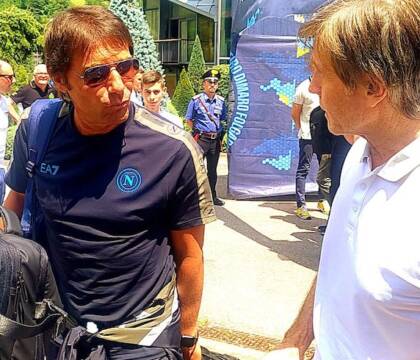 Conte: «Oriali mi dice sempre: “a questa gente dobbiamo dare”». Oriali: «Mai avuta un’accoglienza così»