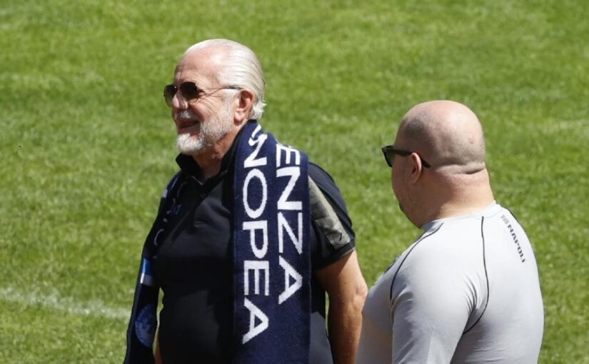 De Laurentiis non va tra i tifosi a Dimaro, ecco perché poi ha cambiato idea!