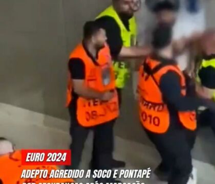 Euro2024, due tifosi aggrediti aggrediti dagli steward a margine di Portogallo-Slovenia (VIDEO)