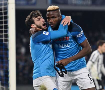 Il Psg offre il duecentino ma per Osimhen e Kvaratskhelia insieme, il Napoli dice no (Corsport)