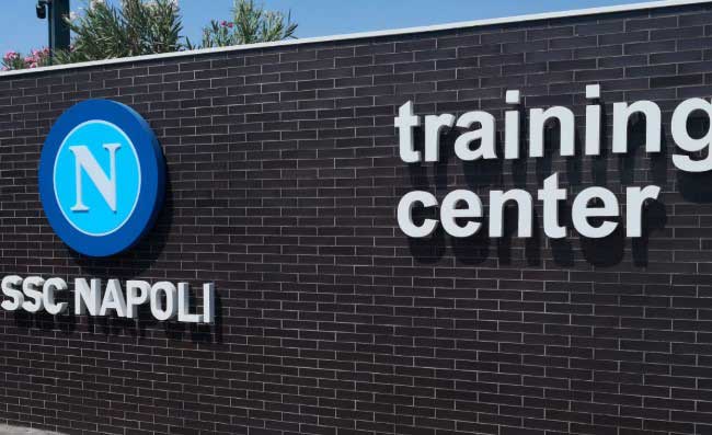 Napoli, addio Konami: il training center cambia nome