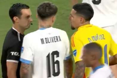 Copa America, la Colombia in 10 batte l’Uruguay e vola in finale: 46′ per Olivera