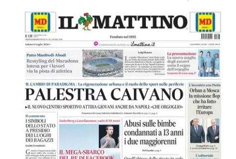 Il Mattino: “La nuova maglia sotto il segno dell’orgoglio”