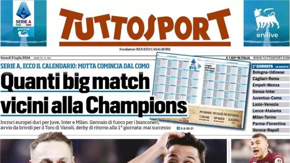 Tuttosport: “De Laurentiis incontra Buongiorno. Ma ci riprova pure l’Inter”
