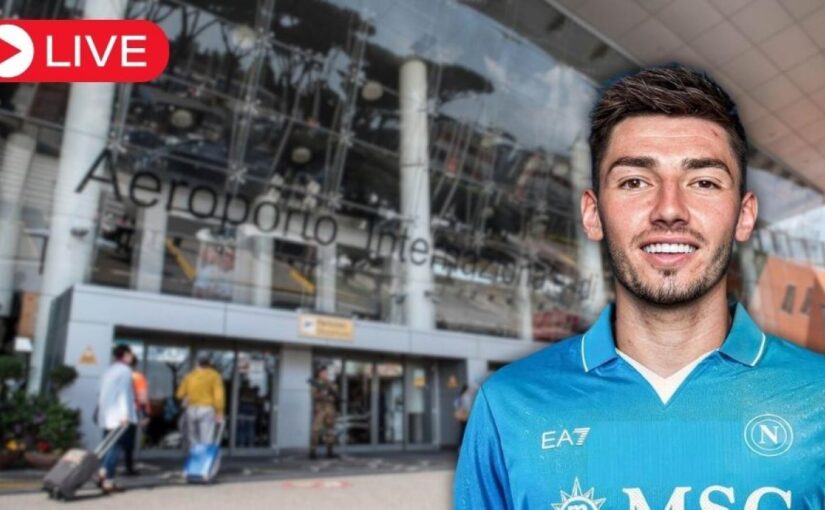 Gilmour day, Billy è atterrato a Capodichino! Arrivo live su CalcioNapoli24tv | DIRETTA VIDEO