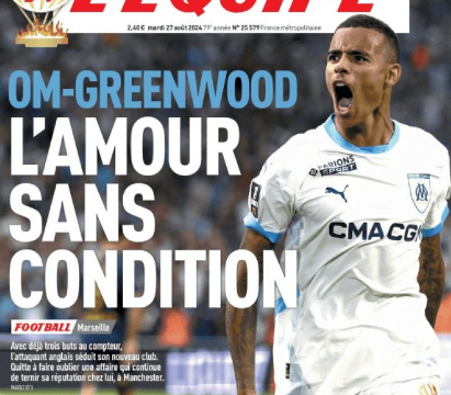 L’Equipe si scusa per la copertina su Greenwood: “abbiamo sbagliato le parole, ci dispiace”